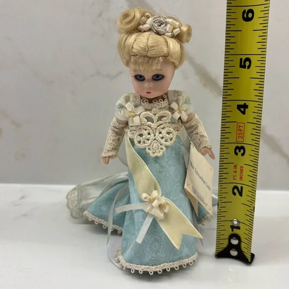 Vintage Madame Alexander Doll Porcelain Blue Edwardian Lady Collectable Doll - Picture 2 of 10